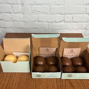 PartyLite aroma melts 8 Roasted Chestnuts, 4 Honey Almond new